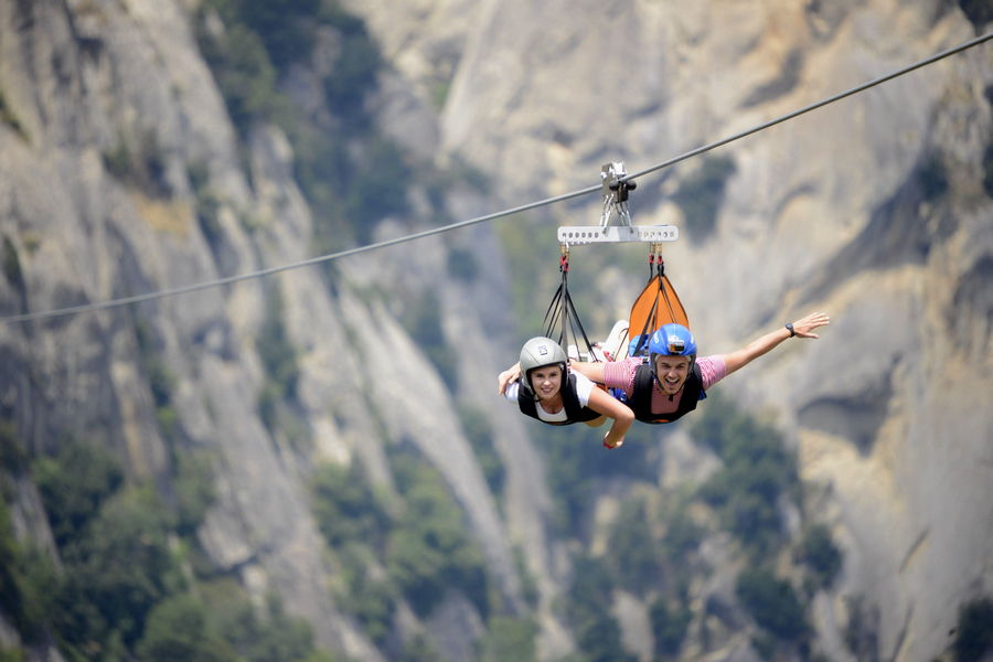 volo dell’angelo in coppia